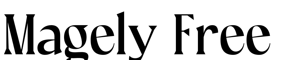 magely-free font family download free