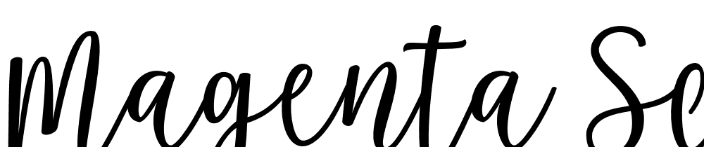 Magenta Script font family download free