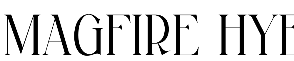 magfire-hyena font family download free