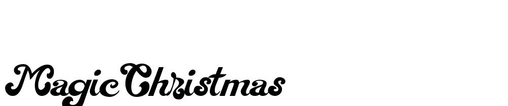 magic-christmas font family download free