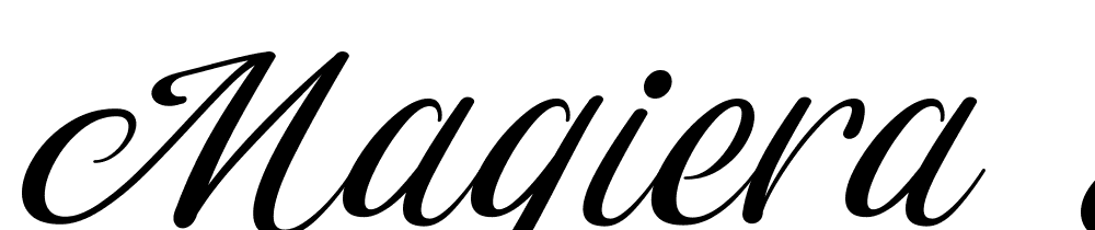 Magiera-Script font family download free