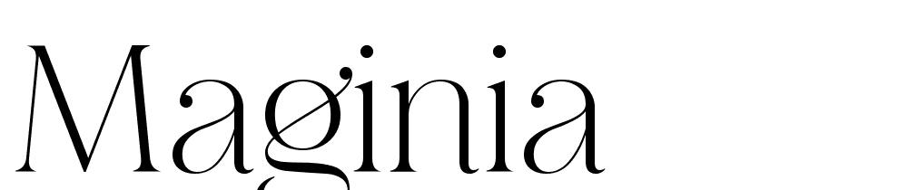 Maginia font family download free