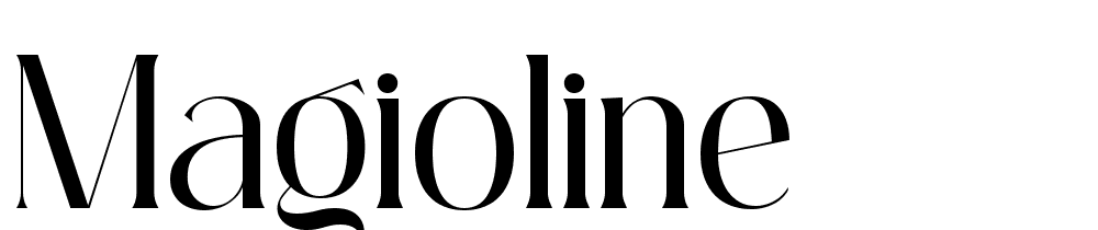 magioline font family download free