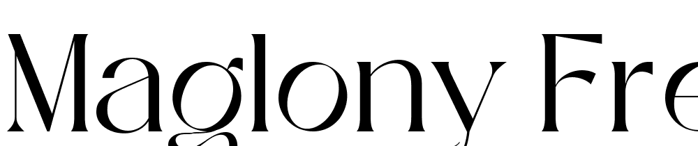 Maglony-free-version-Regular font family download free