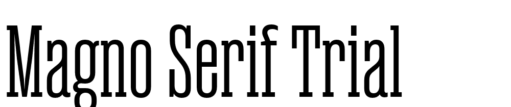 Magno-Serif-Trial font family download free