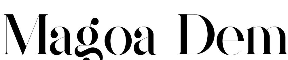 Magoa-Demo font family download free