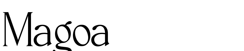 magoa font family download free