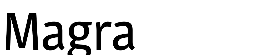 Magra font family download free