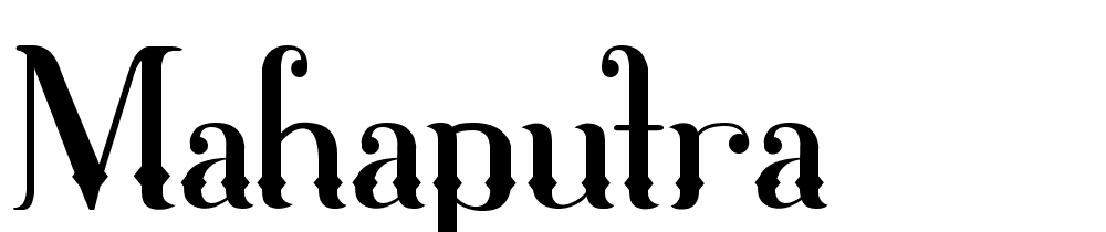 Mahaputra font family download free