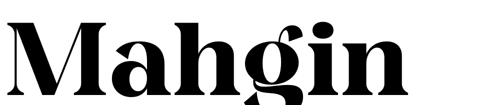 Mahgin font family download free