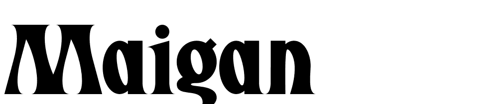 Maigan font family download free