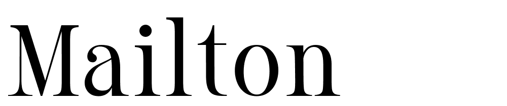 Mailton font family download free