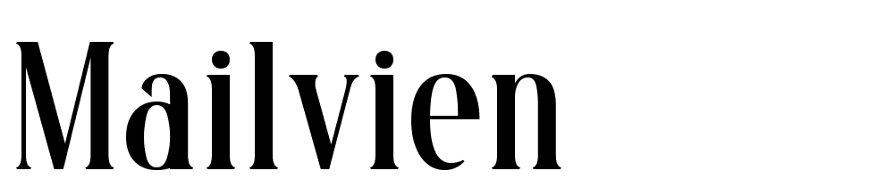 Mailvien font family download free