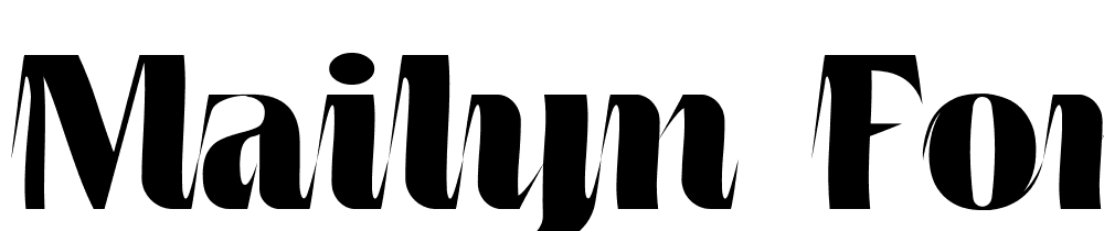 mailyn font font family download free