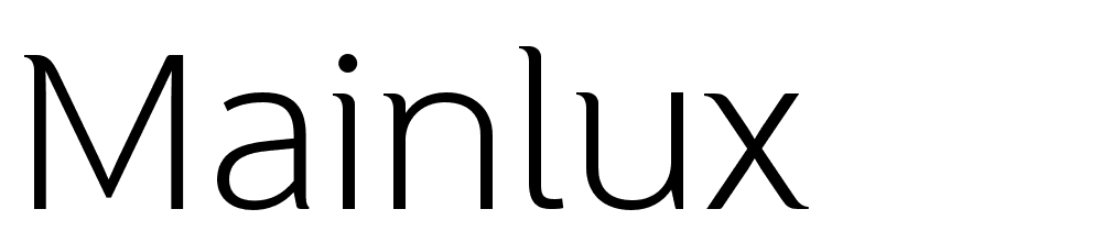 mainlux font family download free