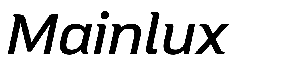 MAINLUX font family download free