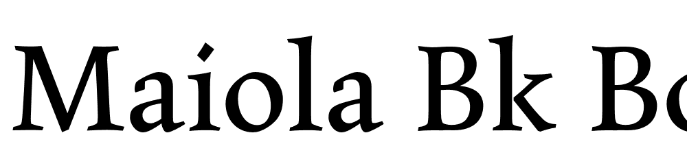 Maiola-Bk-Book font family download free