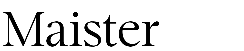 Maister font family download free