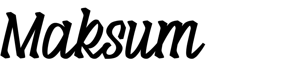 Maksum font family download free