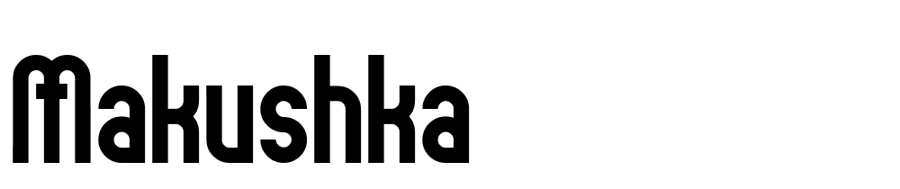 Makushka font family download free