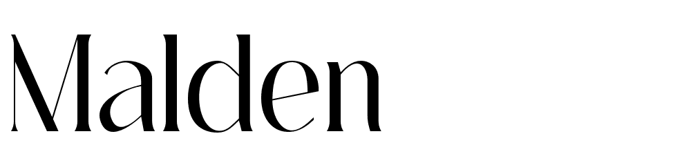 malden font family download free