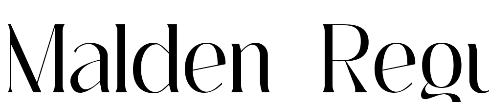 Malden-Regular font family download free