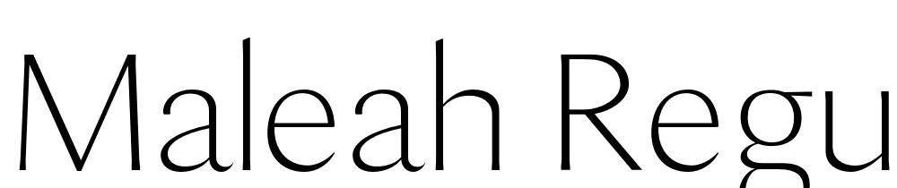 Maleah-Regular font family download free