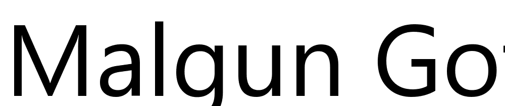 Malgun-Gothic-Boot font family download free