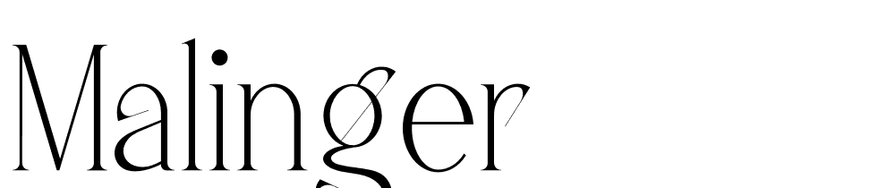 Malinger font family download free