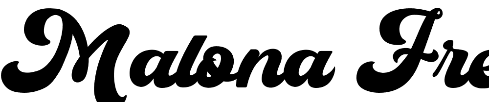 Malona Free Personal Used font family download free