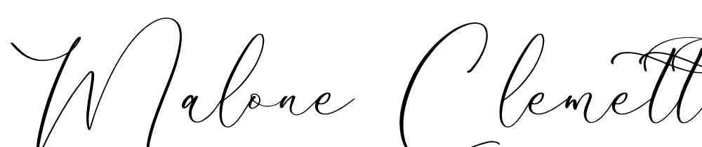 malone-clemettine-script font family download free