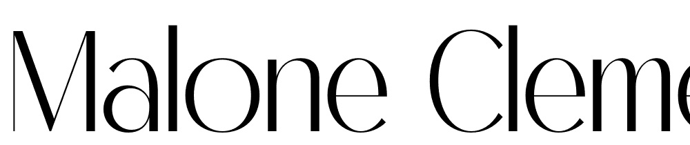 Malone-Clemettine-Serif font family download free