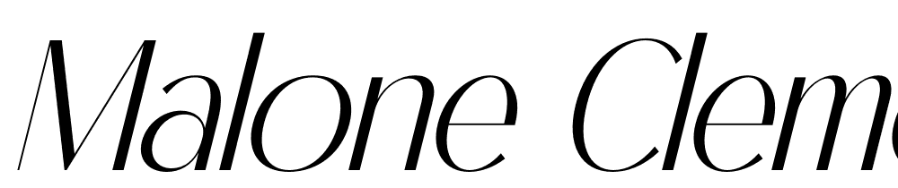 Malone-Clemettine-Serif-Italic font family download free