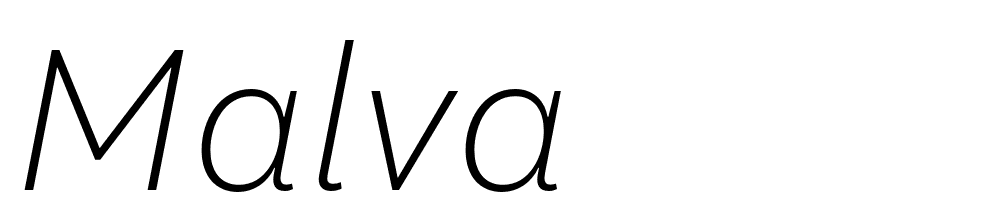 Malva font family download free