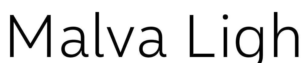 Malva-Light font family download free