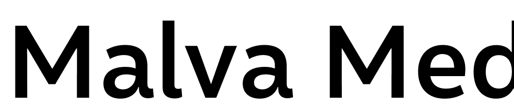 Malva-Medium font family download free