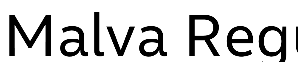 Malva-Regular font family download free