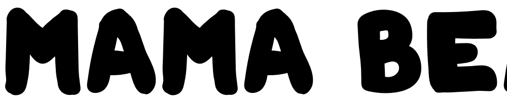 mama_bear font family download free