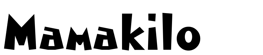 mamakilo font family download free