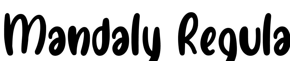 Mandaly-Regular font family download free