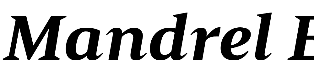 Mandrel-Ext-Black-Italic font family download free