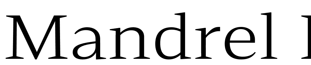 Mandrel-Ext-Book font family download free