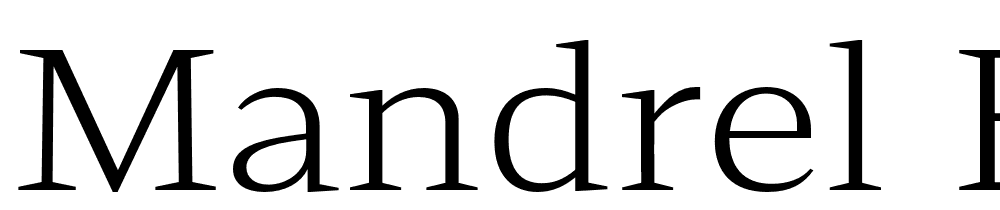 Mandrel-Ext-Light font family download free