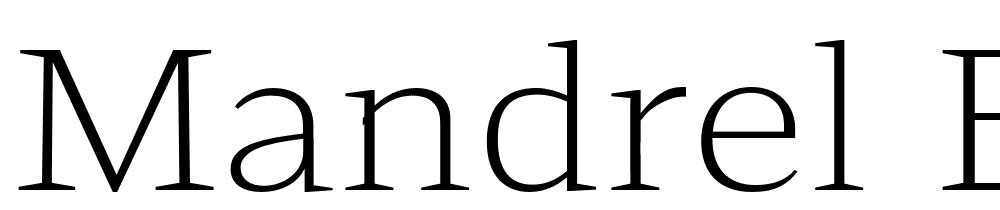 Mandrel-Ext-Thin font family download free