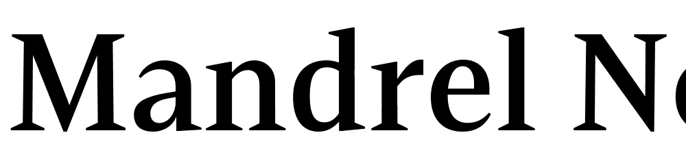 Mandrel-Norm-Demi font family download free