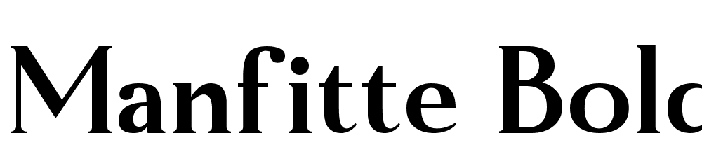 Manfitte-Bold font family download free