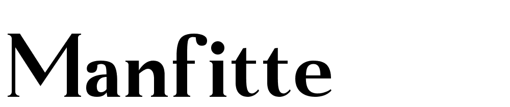 Manfitte font family download free