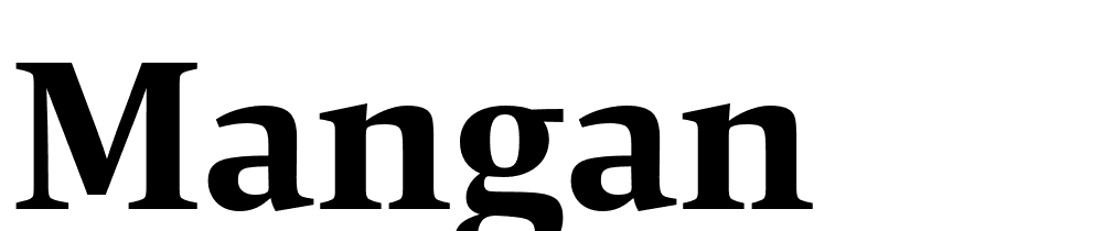 Mangan font family download free