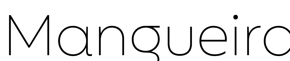 Mangueira-Thin font family download free