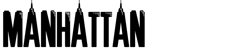 manhattan font family download free